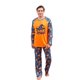 thumbnail image 1 of Nvse 2 Pieces Loungewear Sleepwear for Adults &boys&girls Pumpkin/Orange for 3XL, 1 of 4