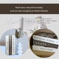 thumbnail image 6 of Luyseyha Decorative Books, 3 Pack, Brown, L10.5 x W6.7 x T1.65 inches, 6 of 10