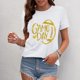 thumbnail image 4 of Karight Football Shirts for Women Game Day T Shirts Football Outfits Funny Graphic Tee Casual Short Sleeve Tee Shirts, 4 of 4
