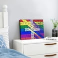 thumbnail image 4 of Acheng LGBT Poster Gay Rainbow Scotland Flag Pride Month Painting On Canvas Wall Art Poster Scroll Picture Print Living Room Walls Decor Home Posters 16x12inch, 4 of 6