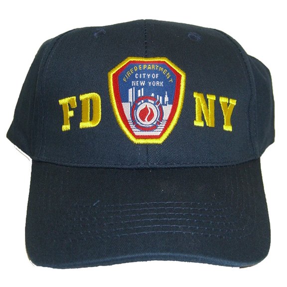 New York FDNY Patch Adjustable Cap - Color: Navy