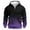 Purple, variant on HUJlwoi Sweatshirts for Men Long Sleeve Gradient Half Zip Hoodie Pullover Trendy Workout Athletic Tops with Pocket Casual Outfit