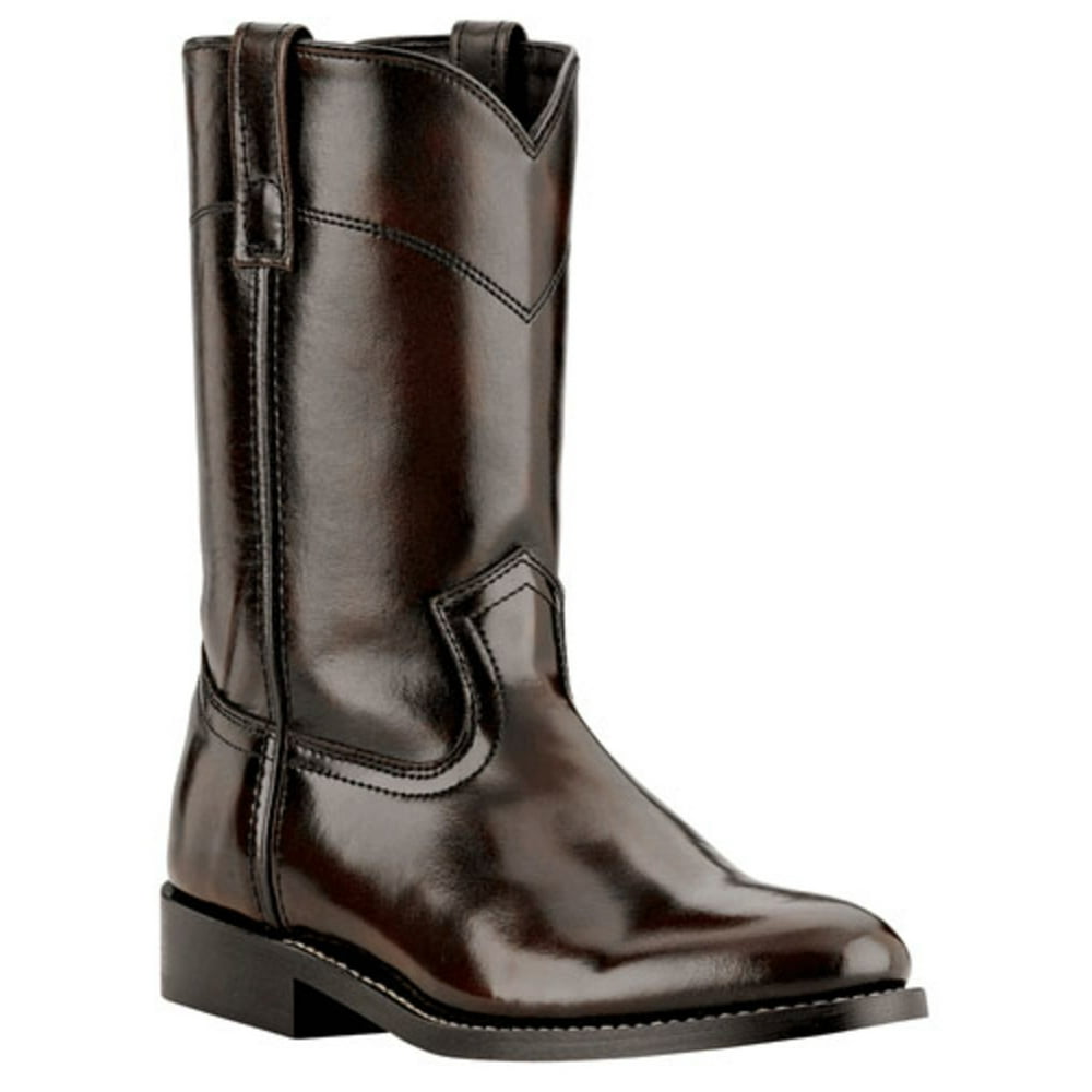 Laredo Men's Laredo 10" ROPER Cowboy Boots BLACK CHERRY 11 D