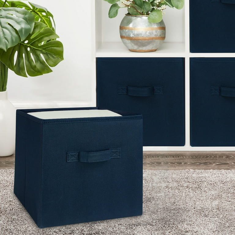Mainstays Collapsible Cube Fabric Storage Bins (10.5