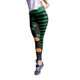thumbnail image 1 of Gibobby Pantalones deportivos Leggings verdes Good Paddystripes para mujer Pantalones de gimnasia Running Print Luck For Yoga Pilates Pantalones Pantalones(Anaranjado， L), 1 of 5