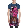 thumbnail image 1 of Goofa Monster High Printed Waterproof Apron 33" Chef Aprons for Men Heavy Duty Chemical Work Apron Adjustable Bib Apron, 1 of 8