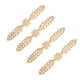 thumbnail image 2 of 4 piezas de calcomanías talladas en madera con diseño de flores de rayas huecas de 24,5 x 3,5 cm para esquinas, apliques para marcos de puertas, muebles, figuras talladas en madera, 2 of 8