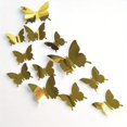 thumbnail image 5 of 12pcs 3D Mirror Butterfly Wall Stickers Butterfly Wall Stickers Removable DIY Wall Painting Party Wedding Decoration Home Decor, 5 of 5