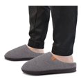 thumbnail image 7 of WOTTE Women's Slippers Memory Foam Sole Waffle Knitted Soft Plush Fleece Lined House Shoes Indoor Outdoor Grey, Size 10-11, 7 of 7