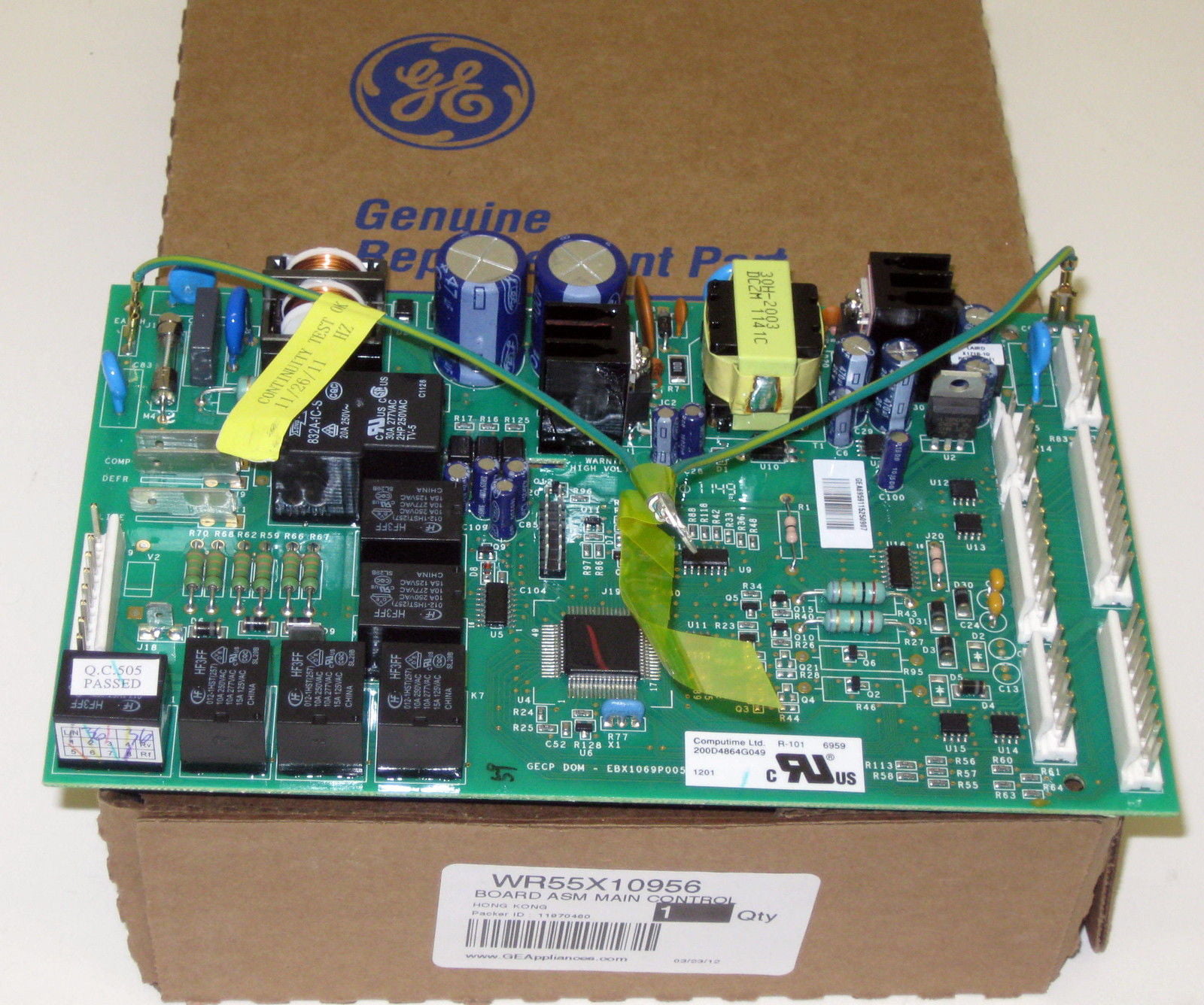 GE WR55X10956 Genuine OEM Main Control Board Assembly for GE ...