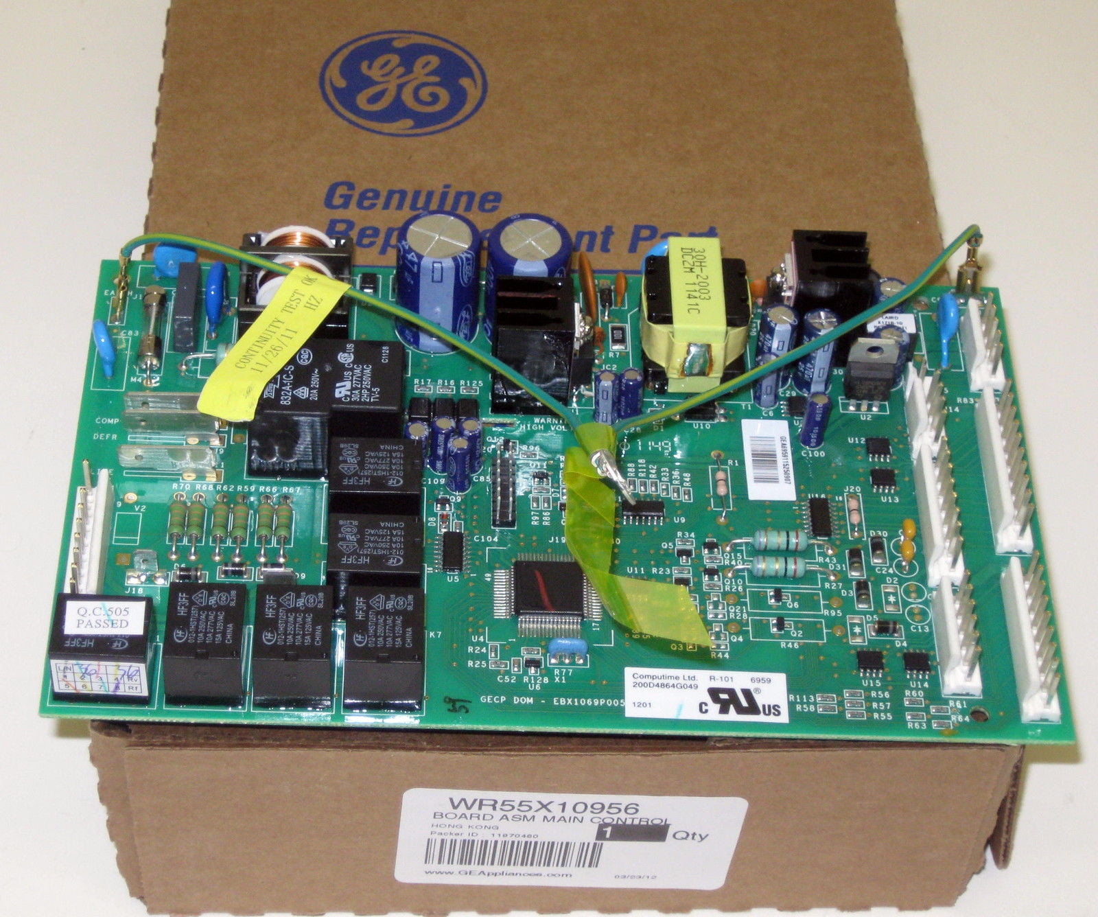 GE WR55X10956 Genuine OEM Main Control Board Assembly for GE ...