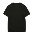 thumbnail image 3 of Camiseta Básica De La Moda Tops Sólidos Del Color De Los Hombres Camisas Básicas De La Manga Corta De Negro Zulema La camiseta de los hombres de la moda, 3 of 6