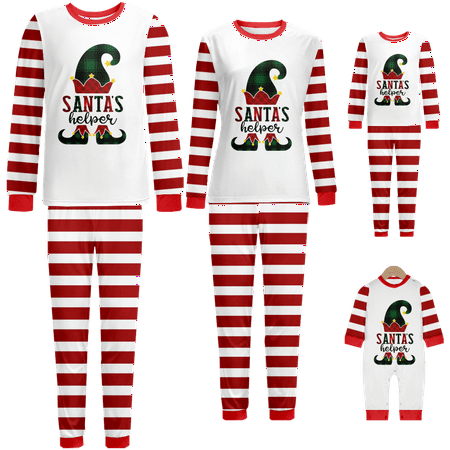 

Family Christmas Pajamas Sleepwear Set Christmas Printed Baby-Kids-Adult-Pet Size 2-Piece Top and Pants Bodysuits Xmas Pjs Set