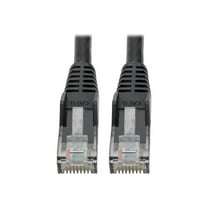 Tripp Lite Cat6 GbE Snagless Molded Patch Cable UTP Black RJ45 M/M 6in