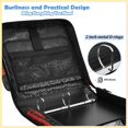 thumbnail image 4 of Zipper Binder with Shoulder Strap 2 inch 3 Ring Waterproof File Folder Organizer Bag 500 Sheet Ghost Standing under A Mushroom, 4 of 8