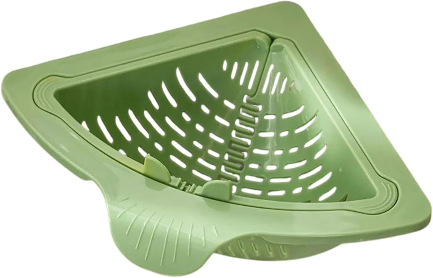 Scolapiatti Angolare A Cigno Per Lavello – Filtro Multifunzione Appendibile – Verde/Giallo, Set Da 2 O 4 Pezzi