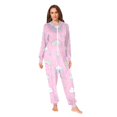 thumbnail image 2 of FORMRS Onesies Pajama for Adults Unisex Hoodie Winter Jumpsuit One Piece Sleepwear, Sizes S-2XL, Ice Cream Rainbow Pattern, 2 of 7