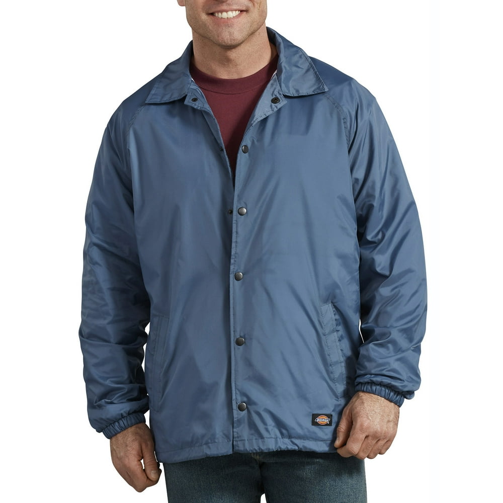 Dickies Dickies Mens and Big Mens Snap Front Nylon Jacket Walmart