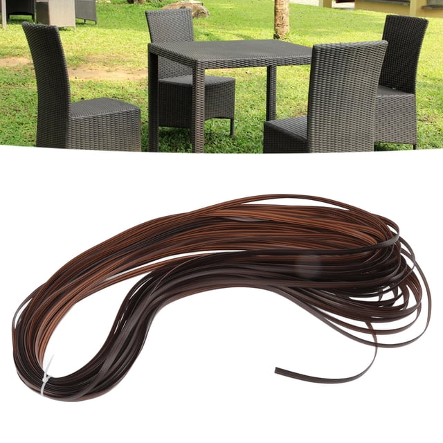 Wicker Repair Kit, Plastic Synthetic Rattan Material for Furniture Weaving Webbing Replacement Parts Repair Replacement Supplies for Wicker Chairs, Sofas, Tables