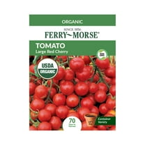 Ferry-Morse Organic 125MG Tomato Large Red Cherry Annual Vegetable Seeds, Full Sun