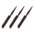 thumbnail image 4 of Teasing Comb, Scalp Massage Tapered End Nylon Bristle Styling Brush Soft Control Frizz And Warping Part Your Hair Evenly  For Home, 4 of 8