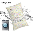 thumbnail image 6 of Yiaed Colorful Dandelion Print Brushed Microfiber Envelope Pillowcases, Standard,Envelope Closure Pillow Cases(No pillow core)-20"x30", 6 of 6