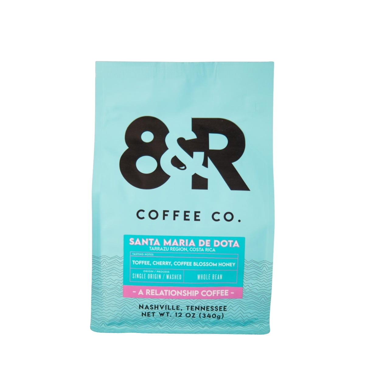 Santa Maria De Dota Costa Rica - Roasted by 8th & Roast Coffee Co. - Freshly Ground Coffee - 12oz Bag