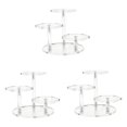 thumbnail image 4 of 3-Pack Clear Ladder Display Rack Organizers with Trays for Model Showcasing and Storage, 4 of 8