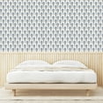 thumbnail image 4 of Ambesonne Dusty Blue Peel & Stick Wallpaper for Home, Protea Flowers Pattern, 13"x72", Ivory Blue Grey, 4 of 6