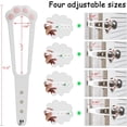 thumbnail image 5 of Pestillo para puerta de gato, alternativa ajustable para puerta de gato para mantener a los perros fuera de las cajas de arena para gatos y alimentos, correa de cierre flexible, deja entrar, 5 of 5