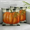 thumbnail image 3 of PHYHOO Fall Pillow Covers  Fall Decorations Autumn Pillow Covers Buffalo Plaid Pumpkin Pillow Covers Holiday Rustic Linen Fall Pillow Case for Sofa Couch, 3 of 5