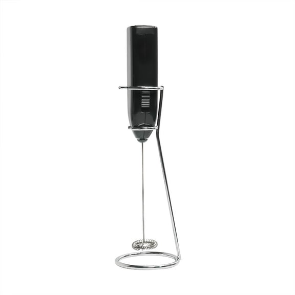 VMWMSSR Stainless Steel Milk Frother Stand Rust-Resistant Electric Mixer Holder Compact Countertop Organizer For Handheld Frothers & Coffee Bars(Silver-6.3Inch)