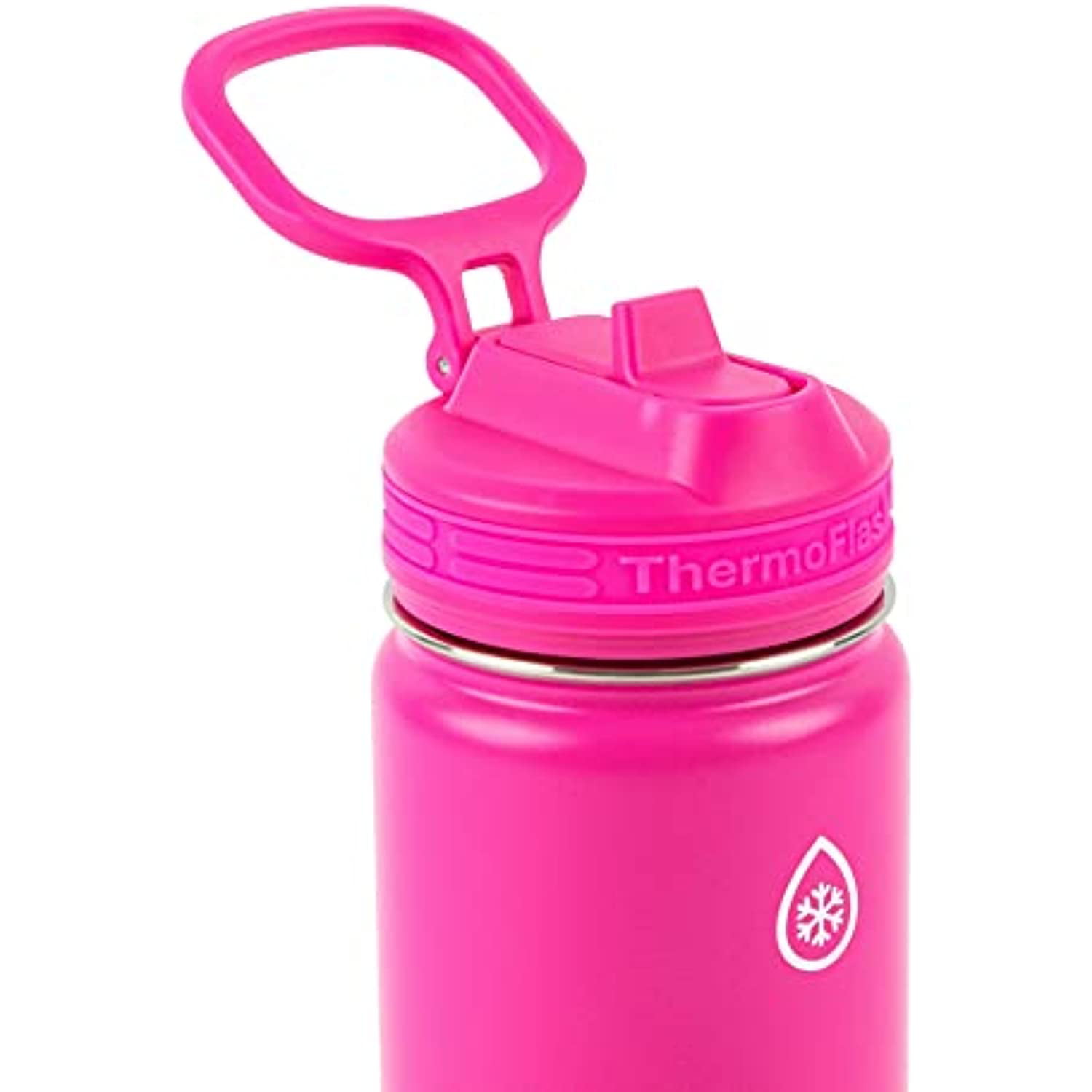 ThermoFlask Stainless Steel KIDS Bottles with Straw Lid,16Ounces