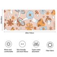 thumbnail image 3 of Brown Mushroom Flower Light Pattern Bathroom Rugs Mat,Non Slip Microfiber Bathroom Rug,Rubber Backing,Soft Bathroom Mats for Bathroom Floor,Tub and Shower,60x24in(150x60cm), 3 of 5