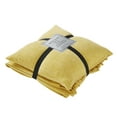 thumbnail image 5 of Better Trends Enrich Decorative & Throw Pillow, 100% Polyester, 2 Piece, Yellow, 5 of 7