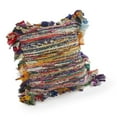 thumbnail image 5 of Ox Bay Multi Striped Recycled Materials Square 2 Piece Pillow Cover Set, 5 of 8