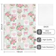 thumbnail image 2 of 6 Pcs Pioneer Flower Floral Print Pattern Kitchen Towels, Funny Microfiber Dish Towel Set, 18" X 26" Tea Towels, 2 of 6