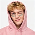 thumbnail image 4 of Hearth & Gear Festive Face Stickers Temporary Metallic Makeup Rave Party For Holiday Festiva Sticker Pack Adults Inappropriate 500 Stickers for Teens Car Decal Stickers Merchandise Packaging Boxes, 4 of 6