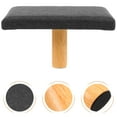 thumbnail image 4 of HONMEET Versatile Wooden Kneeling Bench for Meditation and Balance, Grey, 4 of 8