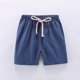 thumbnail image 5 of Odeerbi 2-10 Años Niños Niñas 3 Pcs Verano Algodón Lino Pantalones Cortos Entrenamiento Deportivos Cortos Lindo Color Sólido Pantalones Cortos Suaves Respirables, 5 of 9