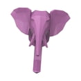thumbnail image 4 of Colgador de llaves, ropa decorativa, toalla, sombrero, gancho, bolso, armario, chaquetas, baño Elefante rosa, 4 of 9