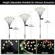thumbnail image 4 of Luces solares de jardín con forma de luciérnaga Galavasen, color blanco cálido, paquete de 4 unidades, 4 of 8