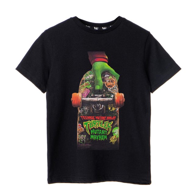 Teenage Mutant Ninja Turtles: Mutant Mayhem T-Shirt de Planche à Roulettes pour Garçons