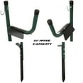thumbnail image 4 of Stalwart Water Hose Holder ? Metal Storage Rack with Stake, Green, 4 of 4