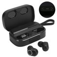 thumbnail image 5 of Auriculares inalámbricos Bluetooth 5.0 verdaderos Mini InEar HD Mirror Pantalla digital Power Bank (K2 negro), 5 of 5