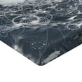 thumbnail image 2 of Ambesonne Geometry Fitted Sheet, Surreal Cloud Paint, Twin XL Size, Grey, 2 of 3