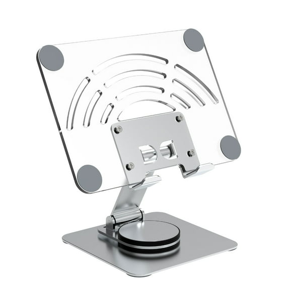 Adjustable Aluminum Tablet Stand 360 Rotating Base Foldable Holder For Pad