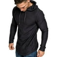 thumbnail image 1 of Sudadera deportiva con capucha de moda para hombre, sudadera de polar de color sólido, 1 of 5
