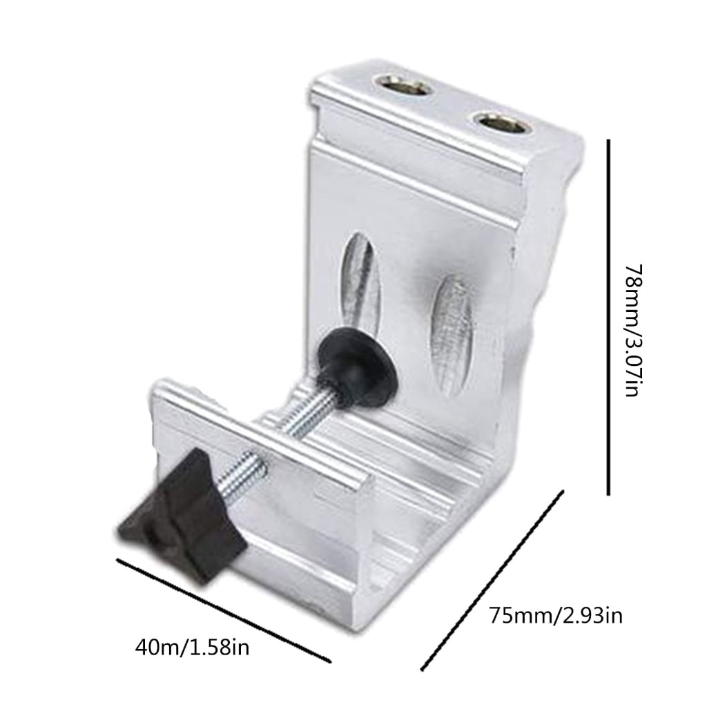 Pocket Hole Jig Kits 15°Woodworking Inclined Hole Jig 2Drill Guide Joint Tool