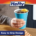 thumbnail image 2 of Hefty Blue Disposable Party On Plastic Cups, 18 oz, 120 Count, 2 of 6
